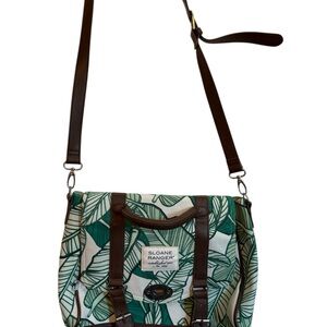 Sloane Ranger Green Leaf Crossbody Bag